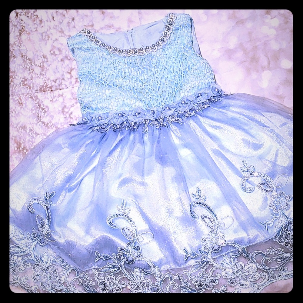 Blue Pageant Dress